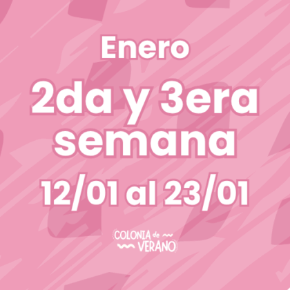 colonia de verano 2026 - [tiempo dos semanas enero]